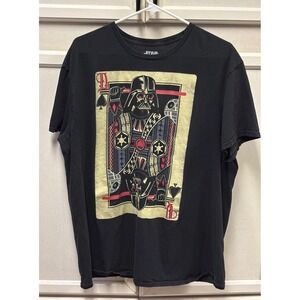 Star Wars Darth Vader King Of Spades Graphic T Shirt Mens XL